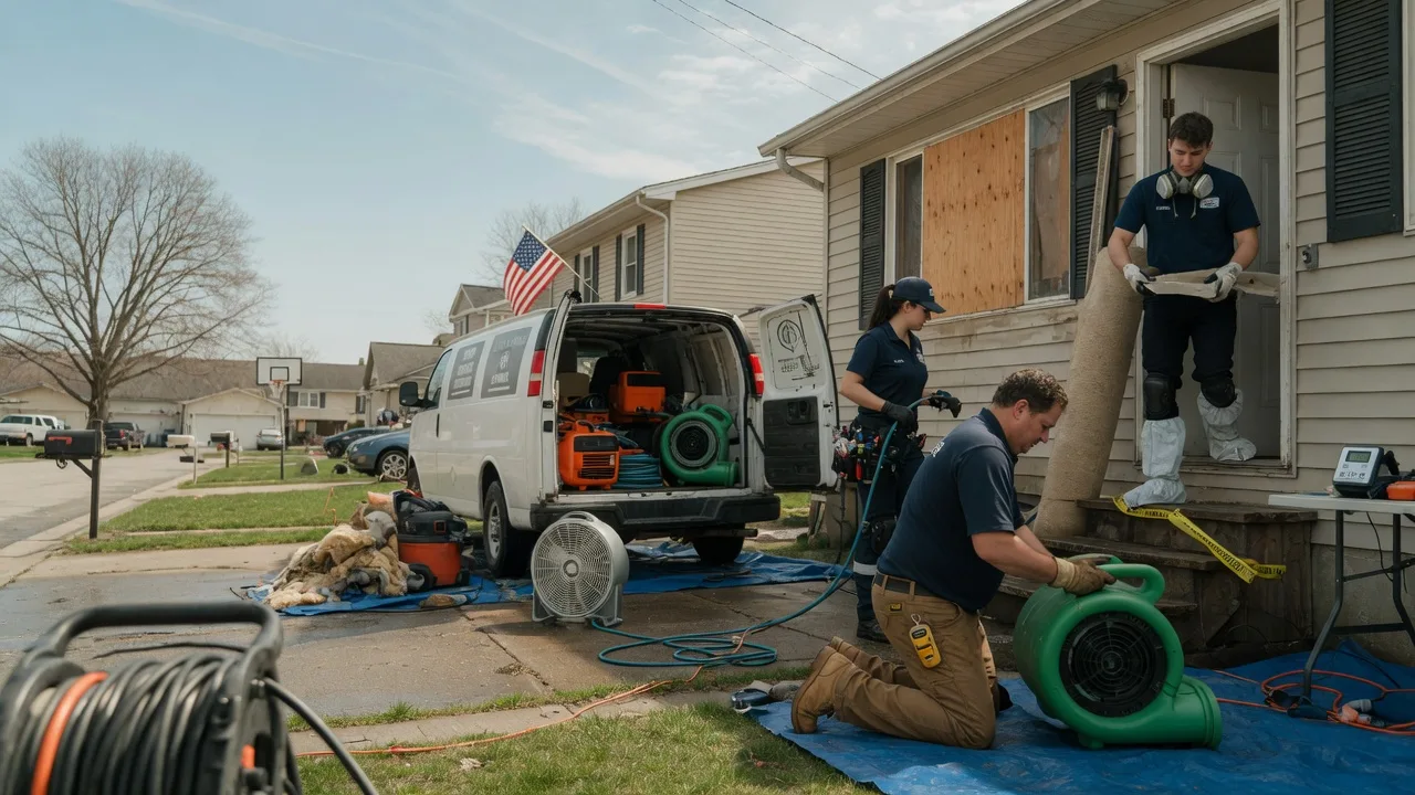 Water Damage Restoration in Columbus Junction, IA near me